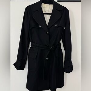 Banana Republic‎ Classic Black Trench Coat